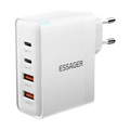 Adaptador de Tomada Essager 100W GaN Carga Rápida - BR Metaverso