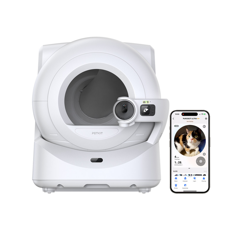 Caixa de Areia Inteligente PETKIT Purobot Ultra Wi-Fi com Câmera - BR Metaverso