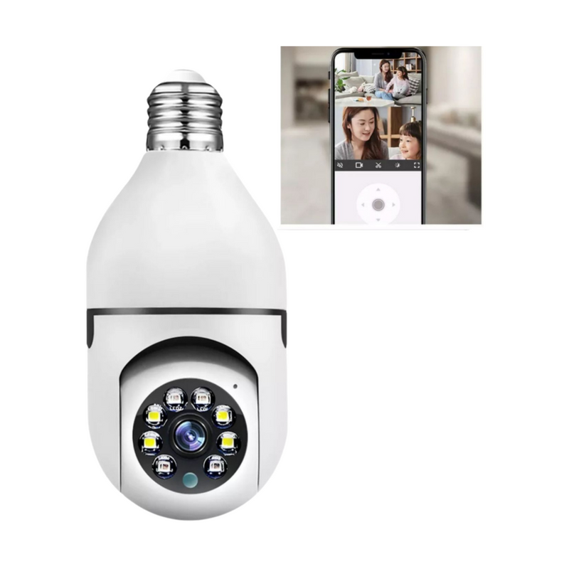 Câmera Wi-Fi Full HD  Smart Lâmpada Bivolt Yoosee - BR Metaverso