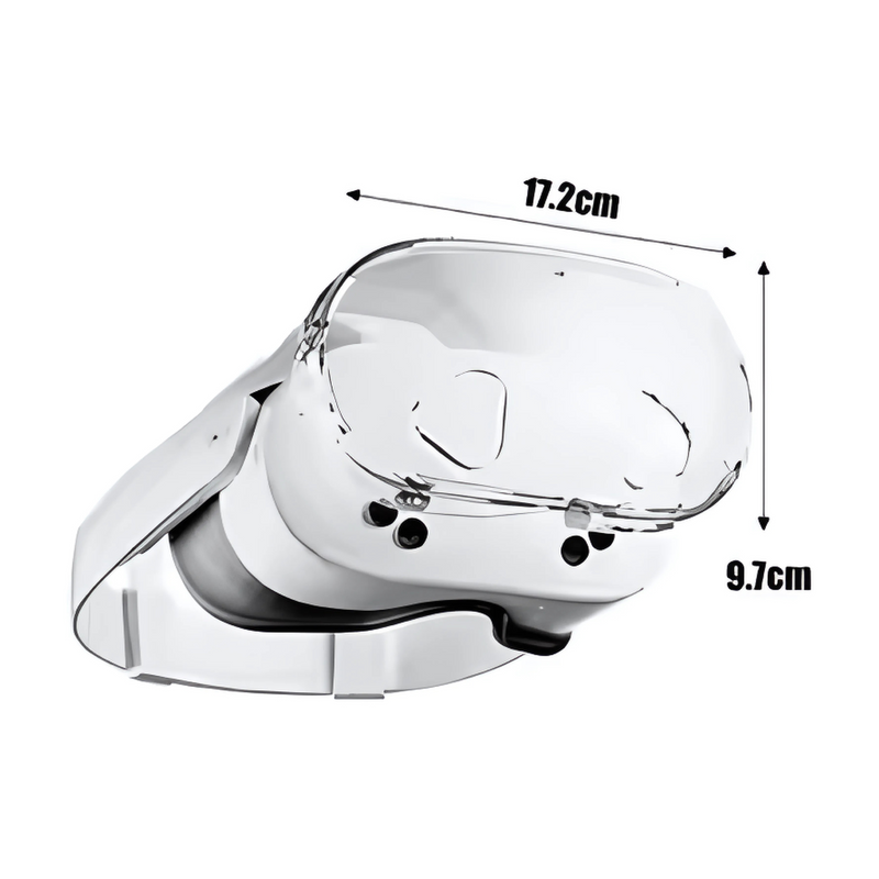 Capa Protetora Transparente para Quest 3S - BR Metaverso