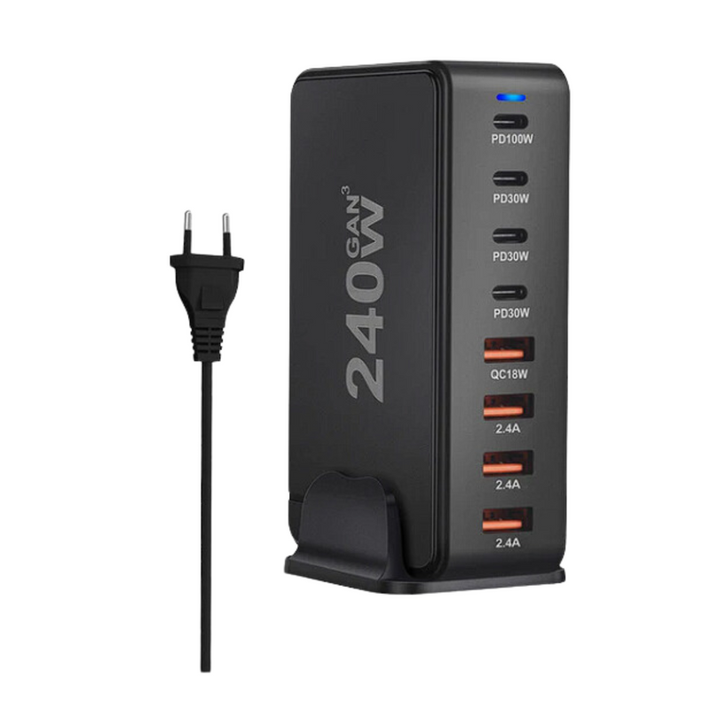 Doca Inteligente de Carregamento Rápido 240W - BR Metaverso