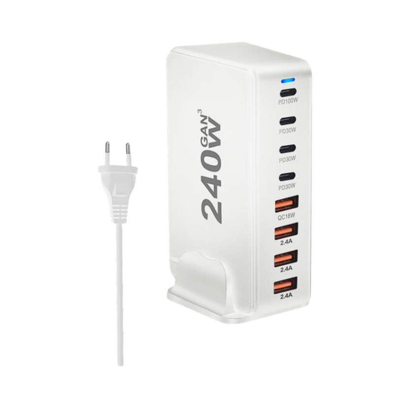 Doca Inteligente de Carregamento Rápido 240W - BR Metaverso