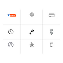 Fechadura de Porta Inteligente Raykube Wifi - BR Metaverso