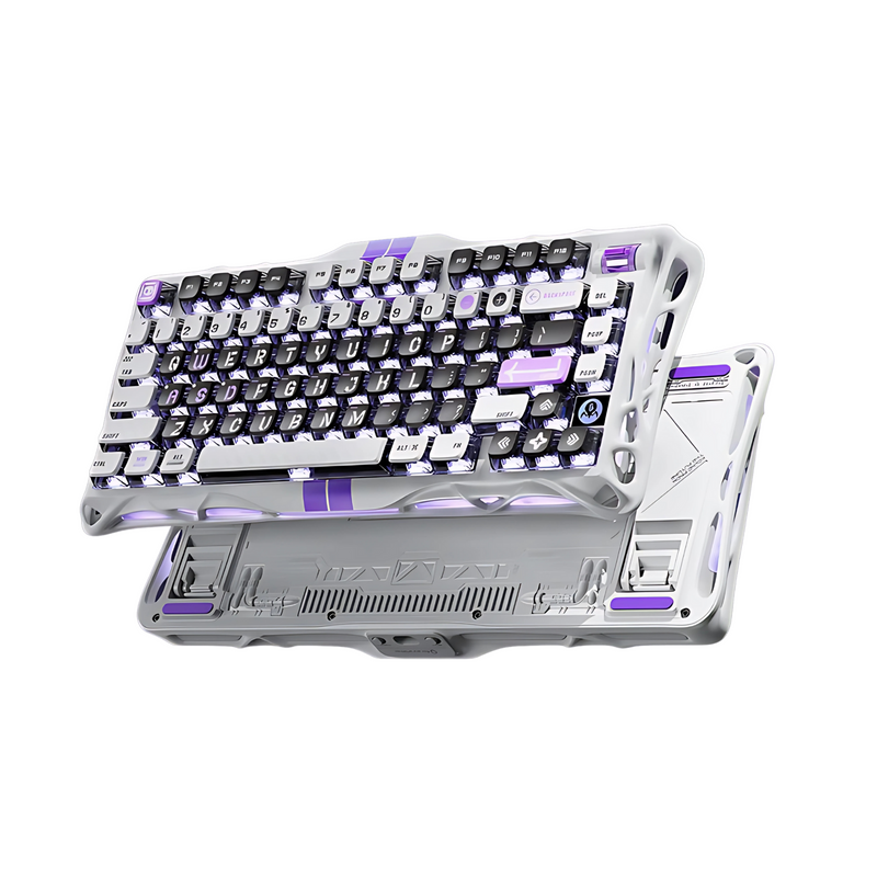 Mercury V75 HE Mecha Gray Gaming Keyboard GravaStar - BR Metaverso