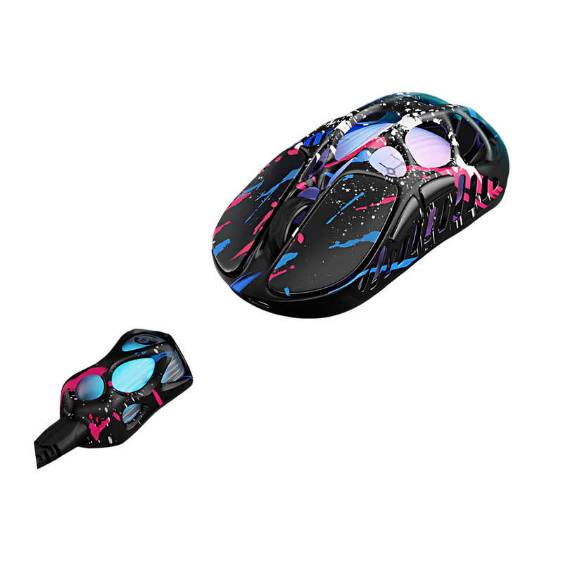 Mercury X Pro Special Edition Neon Graffiti Gaming Mouse GravaStar - BR Metaverso