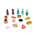 Mini Food Toy Pack x10 - Eilik Robô Acessórios - BR Metaverso
