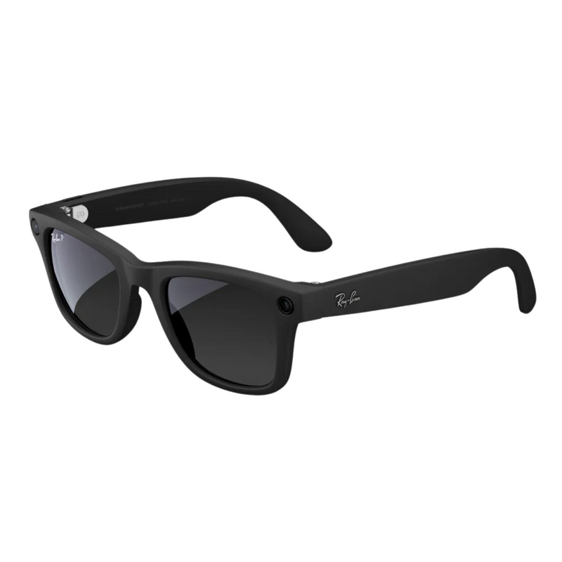 Óculos Ray-Ban - Meta Wayfarer - Matte Black - Gradient Graphite - BR Metaverso