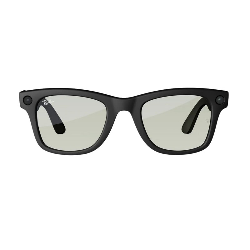 Ray-Ban Meta Wayfarer - Matte Black Clear to Green Transitions® - BR Metaverso