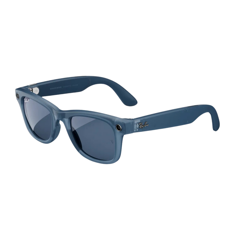 Ray-Ban Meta Wayfarer - Matte Jeans Transparent Dusty Blue - BR Metaverso