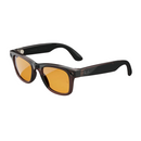 Ray-Ban Meta Wayfarer - Shiny Rebel Black Transparent Amber - BR Metaverso