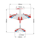 QIDI-550 RC Avião com Controle Remoto - BR Metaverso
