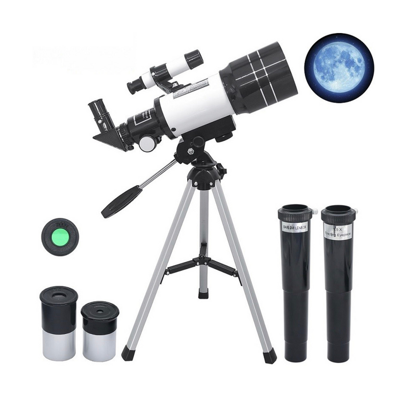 Telescópio Astronômico Profissional F30070 150x Zoom HD - BR Metaverso