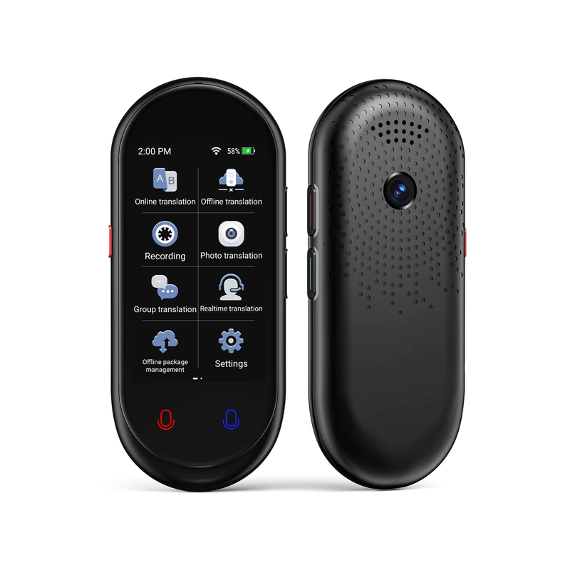 Tradutor de Voz Vormor Z8 Portátil 138 Idiomas Offline Interativo - BR Metaverso