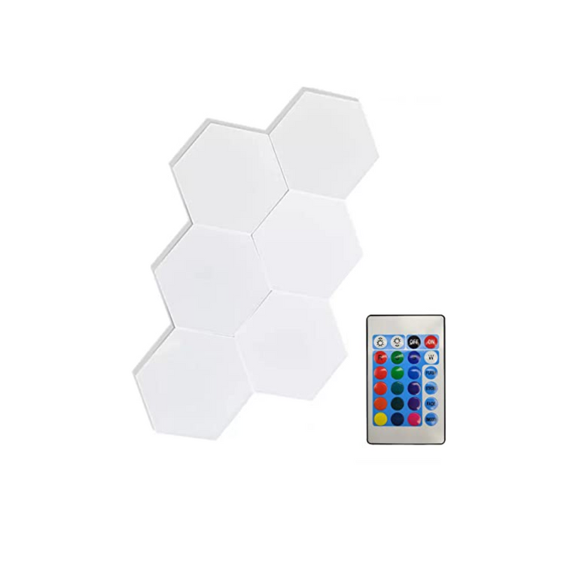 RGB Lâmpada de Parede Hexagonal Inteligente - BR Metaverso