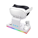 Base de Carregamento Meta Quest 3 RGB - BR Metaverso